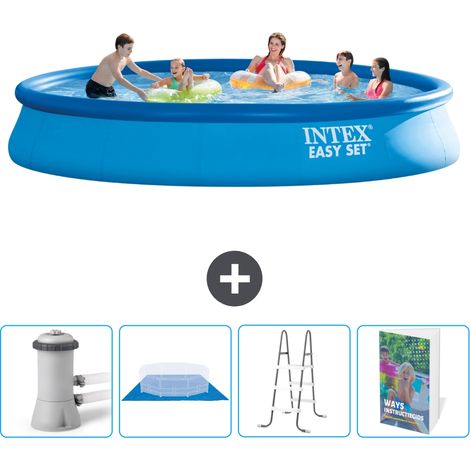 Intex Piscine Easy Set Ronde - 457x84 cm - 5-pièces SCB106 (1/4)