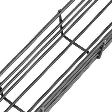 Portable Non-Stick Stainless Steel BBQ Hot Dog Cooking Basket - 2 Pieces (1/5)