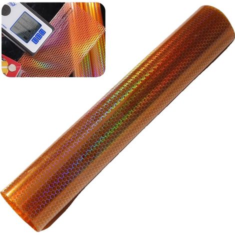 Película de vinilo, compatibilidad versátil, alta transmisión de luz, naranja-a, 30 cm x 100 cm-b (1/2)
