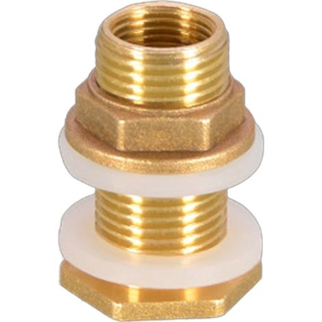 Raccord de réservoir d'eau en cuivre 1/2" 3/4" 1" mâle femelle, raccord de plomberie pivotant, adaptateur pour tuyau d'arrosage