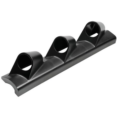 Portastrumenti montante 3 fori (52 mm) - Nero - Sinistro (1/3)