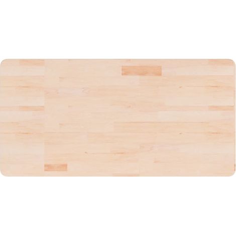 Comptoir de salle de bain 100x50x1,5 cm Bois massif non traité