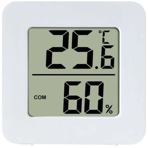 Petit Hygromètre Numérique Thermomètre Intérieur Thermomètre D'ambiance Moniteur de Température et Humidimètre pour Le Confort du Bureau à Domicile (1/4)