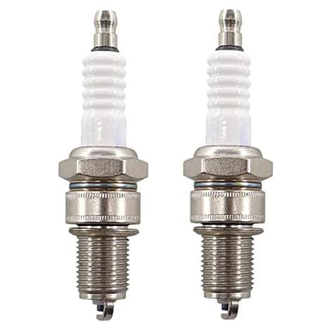 VURAHOME - Lot de 2 bougies dallumage F7TC pour Honda GX120 GX160 GX200 GX240 GX270 GX340 GX390 moteurs 168F 170F 177F 188F 190F Débroussailleuse à gazon Générateur de moteur Lifan Moteur 6,5 CV (1/4)