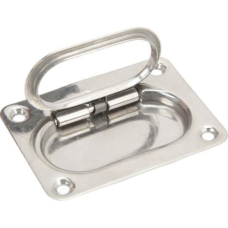 CHICIRIS Put de Bateau Flush Lift Poignée en Acier Inoxydable Hautement Poli pour RV Yacht, Anneau de Levage D'armoire Anti-Bruit pour Les Environnements Marins. (1/5)