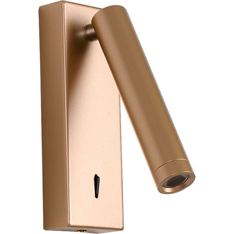 AMXCNOY Applique murale LED orientable pour lecture, 2,5 W, design moderne (1/2)