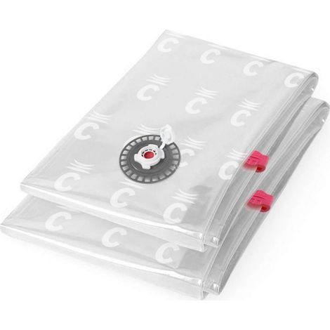 Compactor - Juego de cajas de conservación al vacío, tallas M y L, transparentes RAN2233 (1/5)