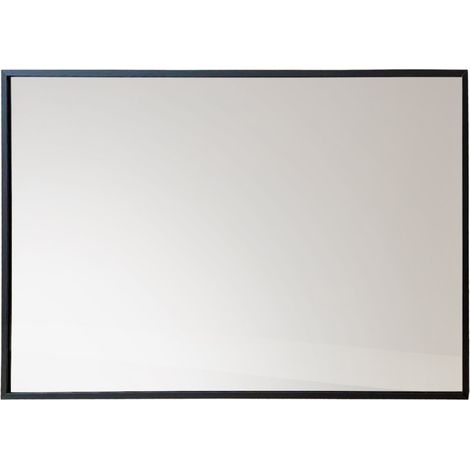 Rechteckiger Wandspiegel AXION, 60 x 40 cm, schwarz (1/5)