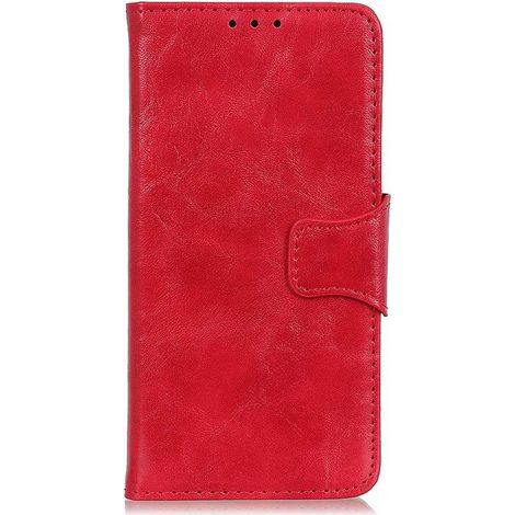 Étui portefeuille pour Sony Xperia 10 III - Rouge - Coque avec rangement cartes (1/5)