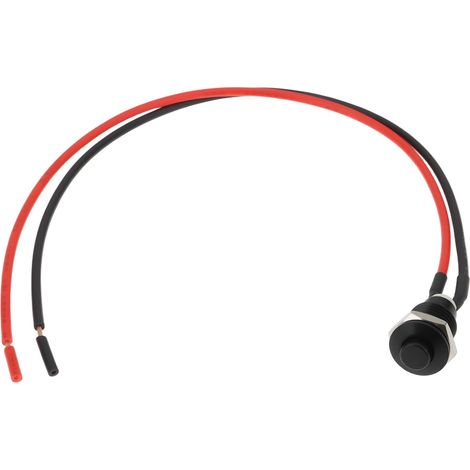 Interrupteur à Bouton-poussoir Momentané en Métal avec Trou de Montage de 10 Mm Compatible avec Les Guitares électriques (1/5)