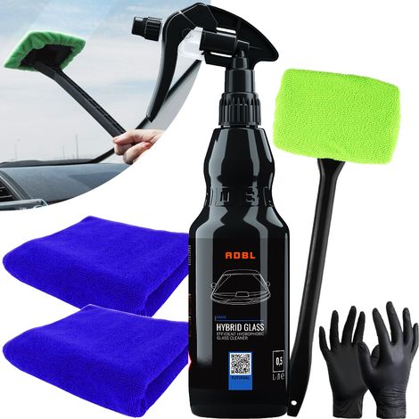 Adbl tergicristallo invisibile ibrido per vetri 500 ml liquido + detergente per la pulizia dei vetri (1/5)