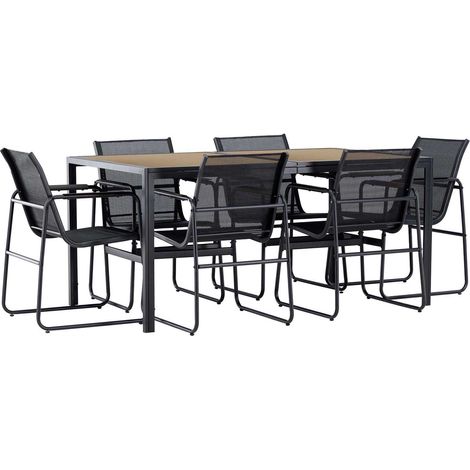 Ensemble table de repas et 6 chaises extérieures Lampedusa (1/5)