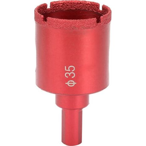 Scie cloche diamant brasée 35mm – trépan – marbre / béton / granit / carrelage / verre – YWBL-WH (1/5)