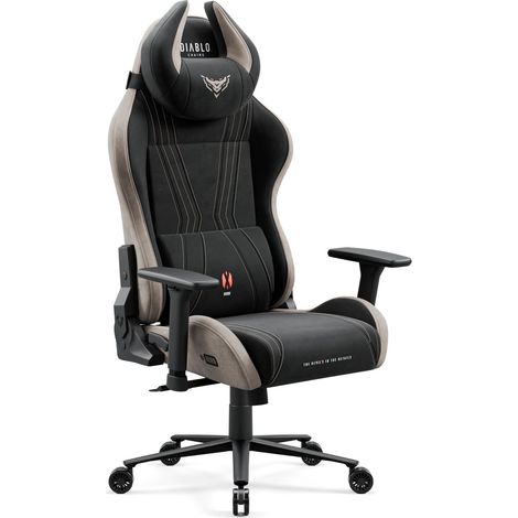 Stoff Gaming Stuhl Diablo X-Horn 2.0, Normal Size, Camel Black
