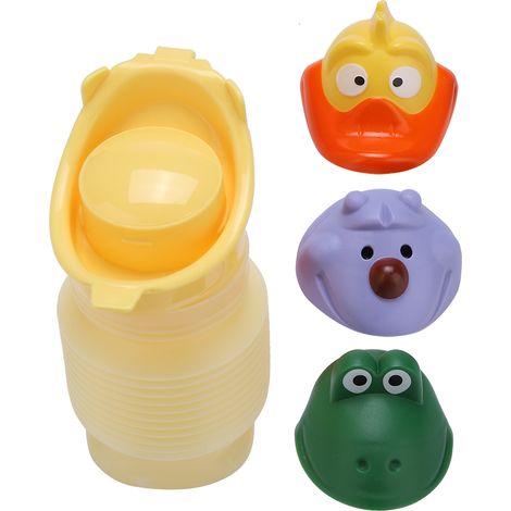 Pot de voyage urinoir portable 420ml pour bébé et enfant - Idéal camping et voiture (1/5)