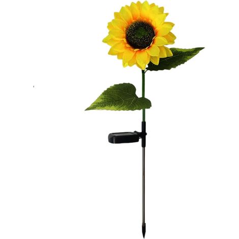 predolo Lampe solaire forme tournesol marche arrêt automatique piquet (1/5)