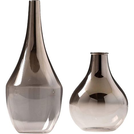 Vase nordique en verre dégradé, vase nordique décoratif pour la maison, pots pour plantes, support pour plantes A+C (1/5)