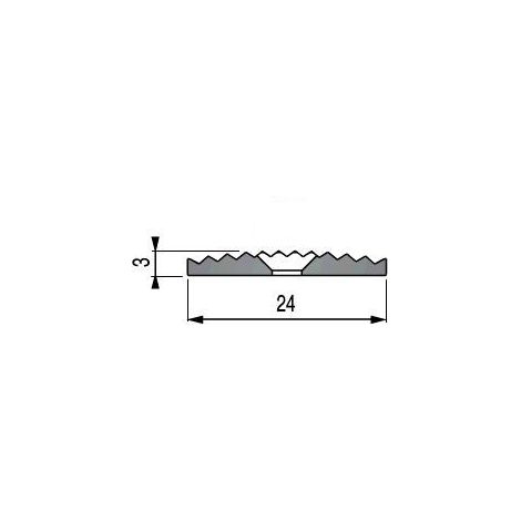 PLAT DE MARCHE ALU NAT.24MM 2M70 (1/2)