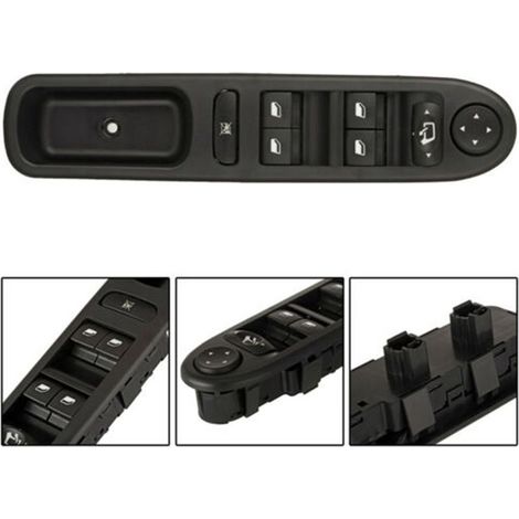 Front Left Window Switch Fit For Peugeot 207 Citroen Front Left Window Switch 6490.EH 6490EH SW-FH-PJ-612A (1/3)