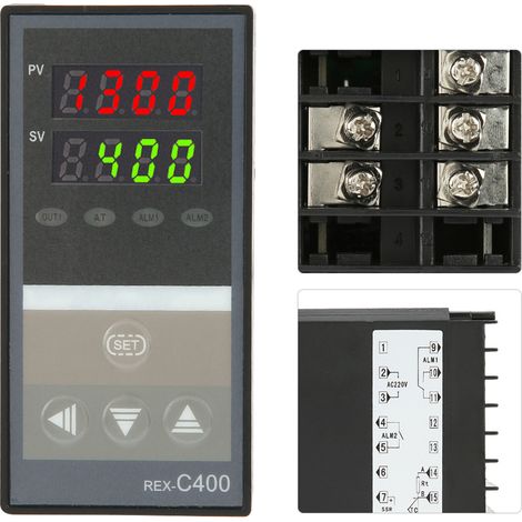 REX-C400FK02-VAN Temperaturregler mit universellem Eingang und Alarmfunktion. (1/5)