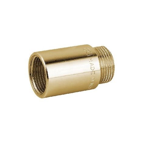 PROLUNGA MF IN OTTONE GIALLO Misura: 1" x 40 mm
