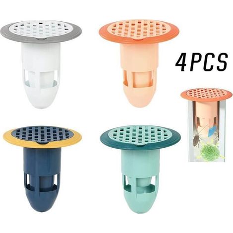 Badewannenstöpsel – Unbekannte Marke – Unbekanntes Modell – 4er-Pack – Geruchsbeseitigung – Haarfilter (1/4)