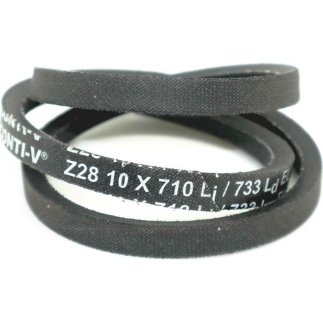 Courroie trapézoidale lisse Contitech Conti V Z28 10 x 710 Li / 733 Ld