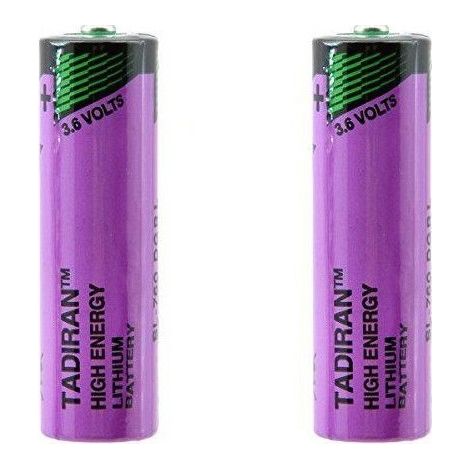.2 Pile SL-760/S SoCl2 3,6V(14500)AA 2200 mAh TADIRAN.