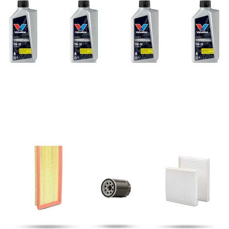 Kit tagliando 3 FILTRI e 4L OLIO compatibile con Citroen Ds3 1.2 Puretech 81kw dal 2014 (1/5)