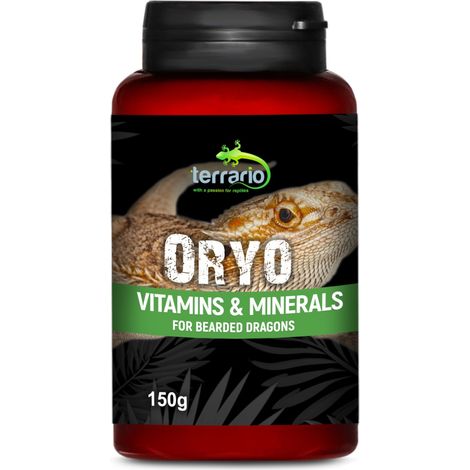 Vitaminas y calcio para dragones barbudos, suplemento alimenticio para reptiles, 150 g. (1/5)