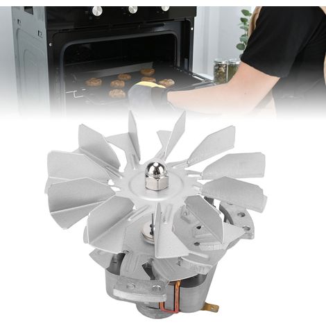 Motor de horno con ventilador de 11 aspas, compatible con Jakel 19003 y 7242, aluminio - Rango de temperatura: -30 °C a 350 °C (1/5)