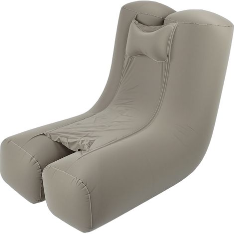 Canapé Gonflable Pliant Confortable PVC Flocage Intérieur Extérieur Stable Ergonomique 150kg (1/5)