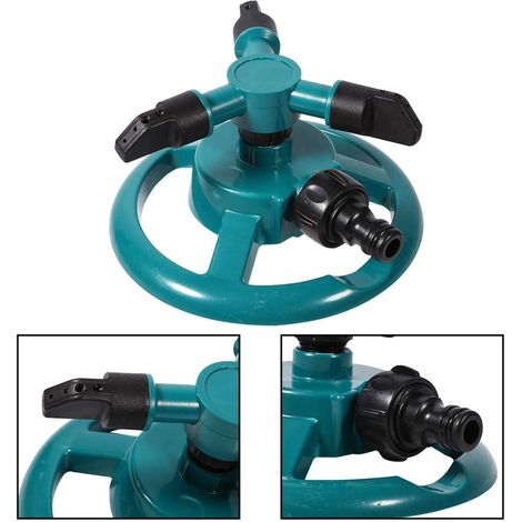 Irrigatore automatico da giardino con tre bracci rotanti a 360° (1/5)