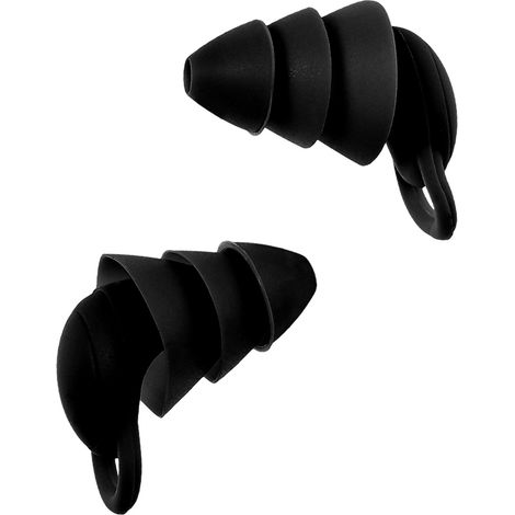 1 paire bouchons d'oreilles antibruit, silicone souple avec 3 barrières acoustiques, étanches, ergonomiques, pour dormir travailler nager (1/5)
