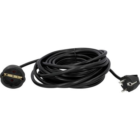 UNITEC Schutzkontakt-Verlängerung 10m H05VV-F3G1,5mm² Verlängerungskabel Kabel