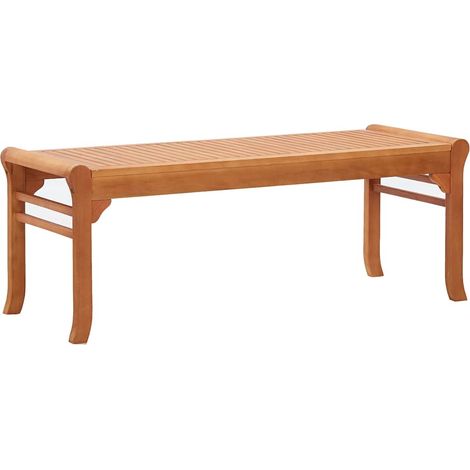 Banc de jardin 2 places Banquette de Jardin - Mobilier de jardin 120 cm Bois d'eucalyptus solide BV435628 - BonneVie (1/5)