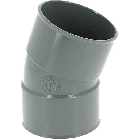 NICOLL Coude 20° PVC évacuation Femelle Femelle Ø100 (1/3)