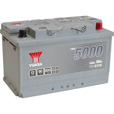 Yuasa - Batterie voiture Yuasa YBX5115 12V 90Ah 800A (1/3)