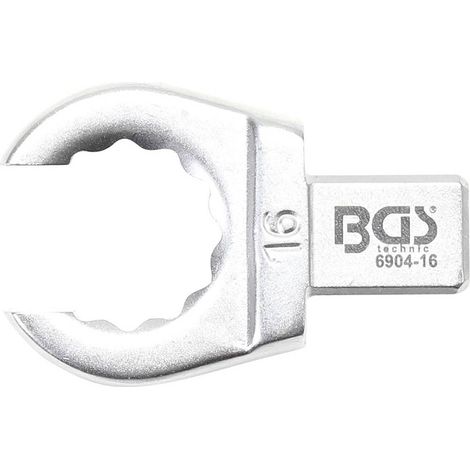 Clé Annulaire Ouverte 16 mm - Empreinte 9 x 12 mm - Acier Résistant - Précision et Durabilité, Zones Difficiles - D-Work (1/5)