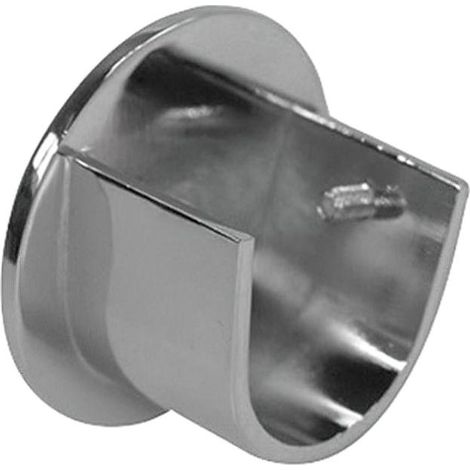RIEL CHYC soporte zirconio lateral 20 mm. niquel mate (2 piezas)
