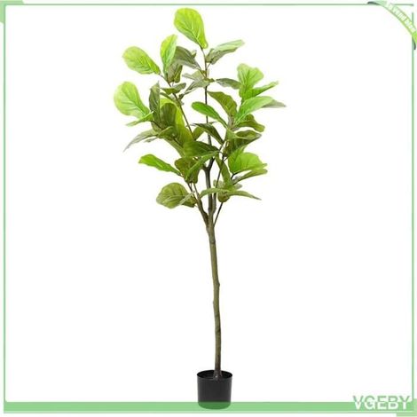 4103581 Ficus artificiel 48 feuilles 165 cm vert (1/5)