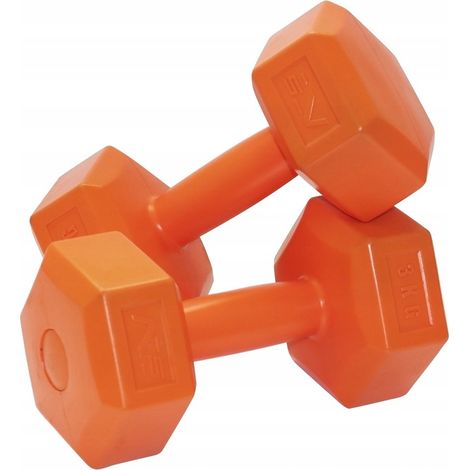 Hantelset 2x3 6 kg KG Sportvida Bitumenhanteln