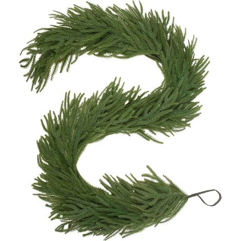 Guirlande De Pin Norfolk - 183 Cm - Matériau Pe - Pour Décoration Intérieure Et Extérieure - 1 Pièce (1/5)