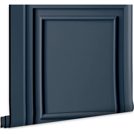 Laura Ashley Redbrook Wood Panel Dark Seaspray Vliestapete 10mx52cm