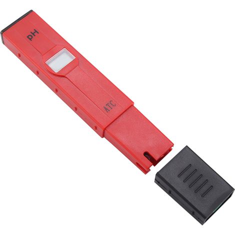 Tragbarer digitaler pH-Tester mit LCD-Bildschirm für Lebensmittel, Getränke, Aquarien und Schwimmbäder – Präziser Wasserqualitätsmesser (1/5)