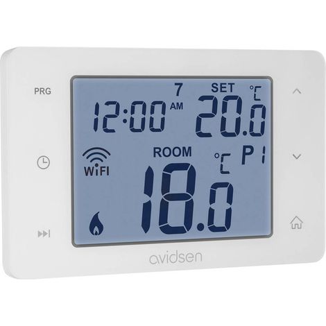 Avidsen 127066 Termostato senza fili per radiatore elettronico 0 fino a 40 °C (1/4)