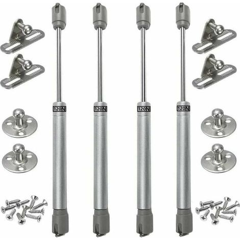 4 pièces vérin à gaz 120N ressort hydraulique de jambe de force d'armoire pour ascenseur de porte d'armoire,Fonepro (1/5)