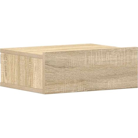 Maison Exclusive - Comodino Pensile Rovere Sonoma 40x30x15 cm in Legno Multistrato
