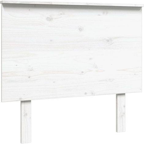 Bed Headboard White 94x6x82.5 cm Solid Wood Pine vidaXL