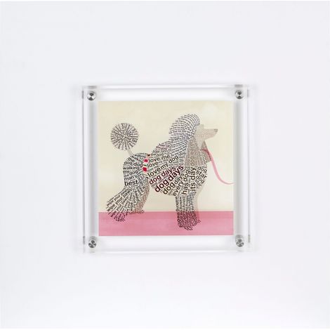 Premier Housewares Framed Poodle Wall Art (1/5)